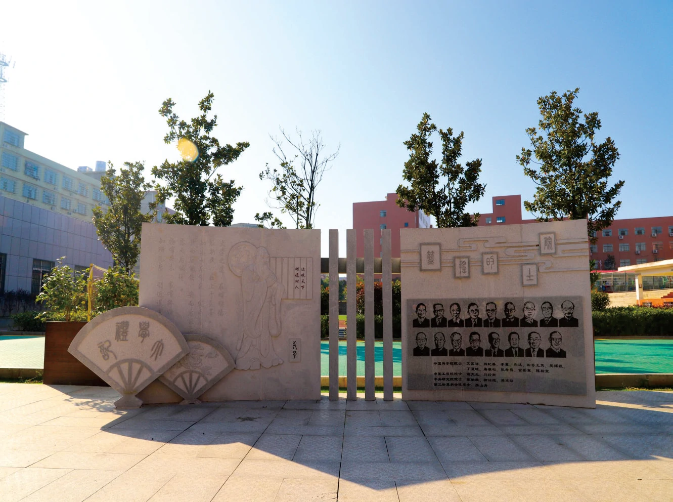 长沙明达高中校园风景