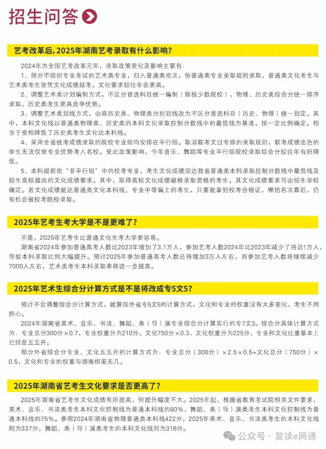 长沙市明达中学2025届艺考生文化集训班——招生简章